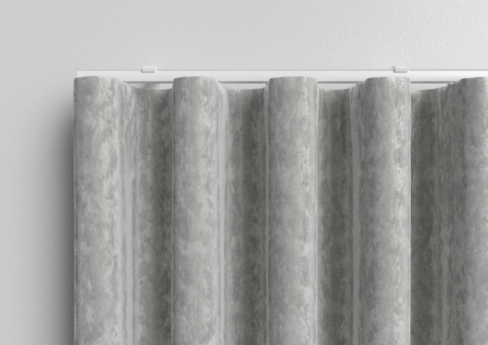 Crushed Velvet, White - Made to Measure Curtains - Image 13